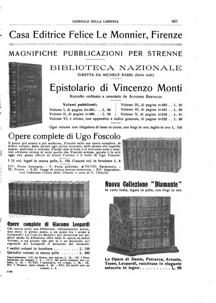 Giornale della libreria organo ufficiale della Associazione italiana editori