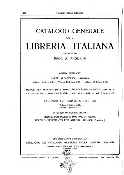 Giornale della libreria organo ufficiale della Associazione italiana editori