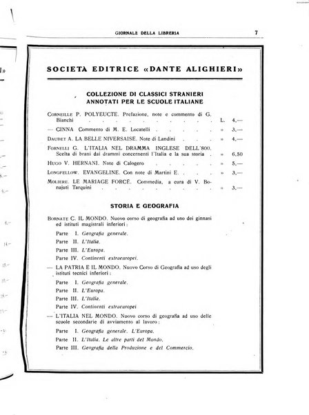 Giornale della libreria organo ufficiale della Associazione italiana editori