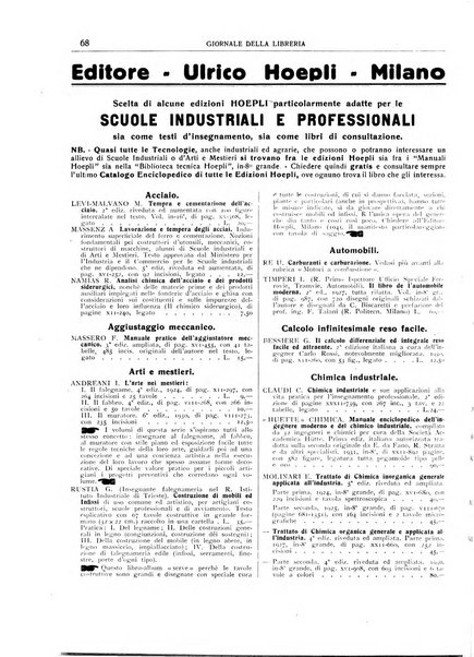 Giornale della libreria organo ufficiale della Associazione italiana editori