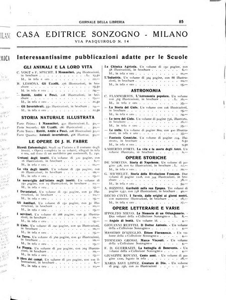 Giornale della libreria organo ufficiale della Associazione italiana editori