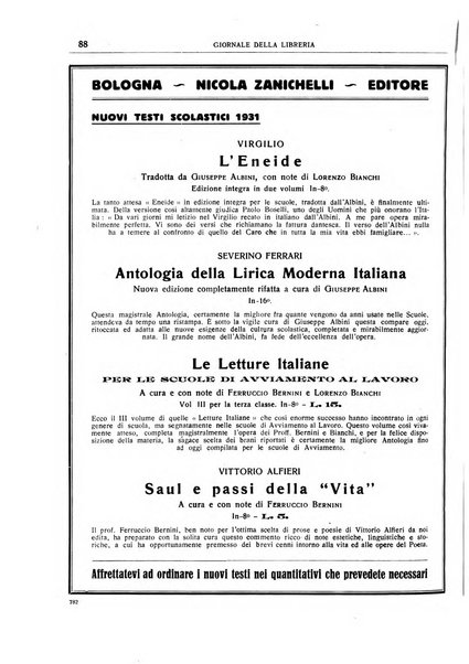 Giornale della libreria organo ufficiale della Associazione italiana editori