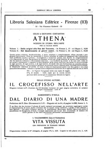 Giornale della libreria organo ufficiale della Associazione italiana editori