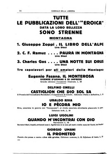 Giornale della libreria organo ufficiale della Associazione italiana editori