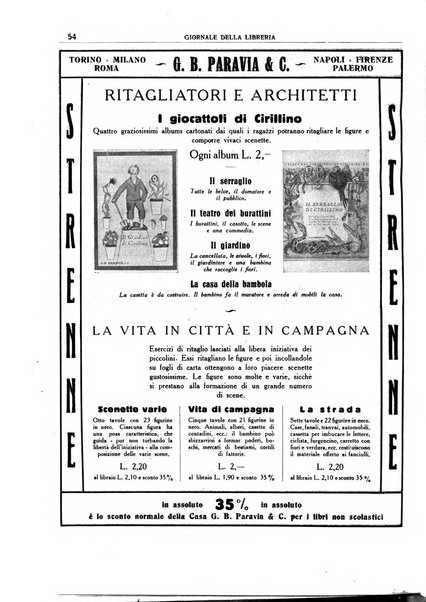 Giornale della libreria organo ufficiale della Associazione italiana editori