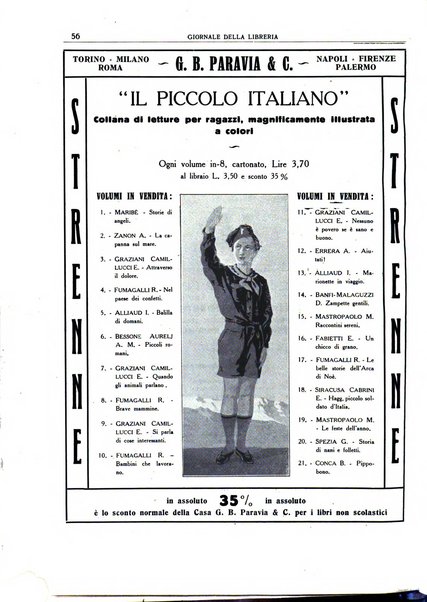 Giornale della libreria organo ufficiale della Associazione italiana editori