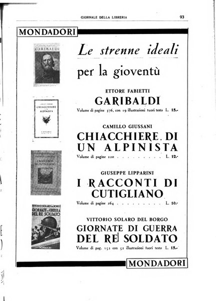 Giornale della libreria organo ufficiale della Associazione italiana editori