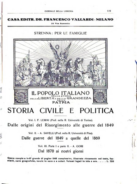 Giornale della libreria organo ufficiale della Associazione italiana editori