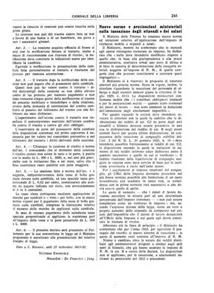 Giornale della libreria organo ufficiale della Associazione italiana editori