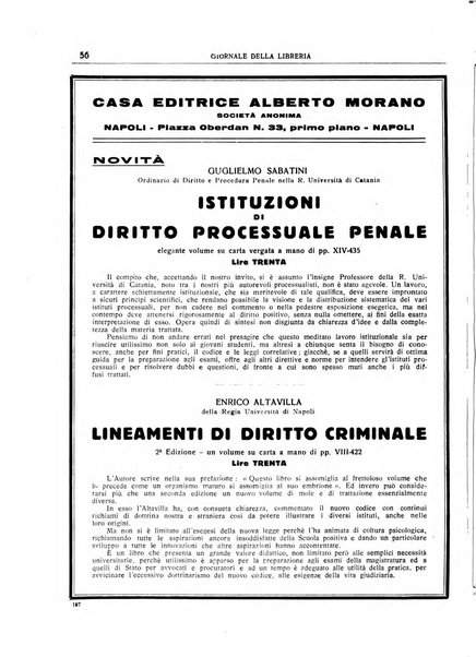 Giornale della libreria organo ufficiale della Associazione italiana editori