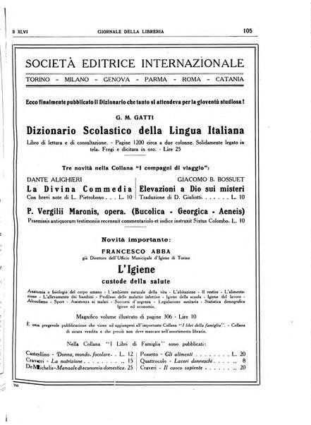 Giornale della libreria organo ufficiale della Associazione italiana editori