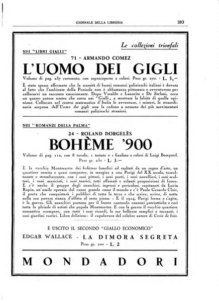 Giornale della libreria organo ufficiale della Associazione italiana editori