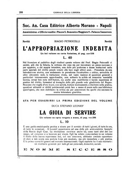 Giornale della libreria organo ufficiale della Associazione italiana editori