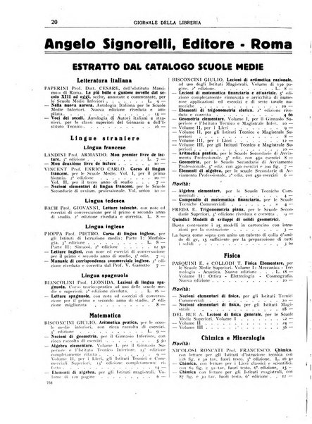 Giornale della libreria organo ufficiale della Associazione italiana editori