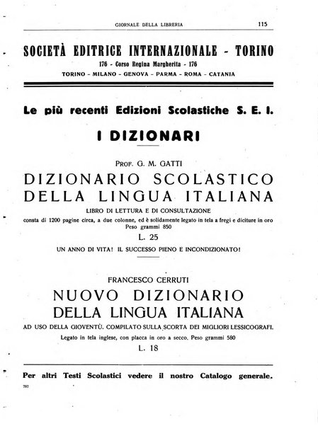 Giornale della libreria organo ufficiale della Associazione italiana editori