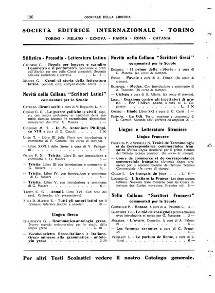 Giornale della libreria organo ufficiale della Associazione italiana editori