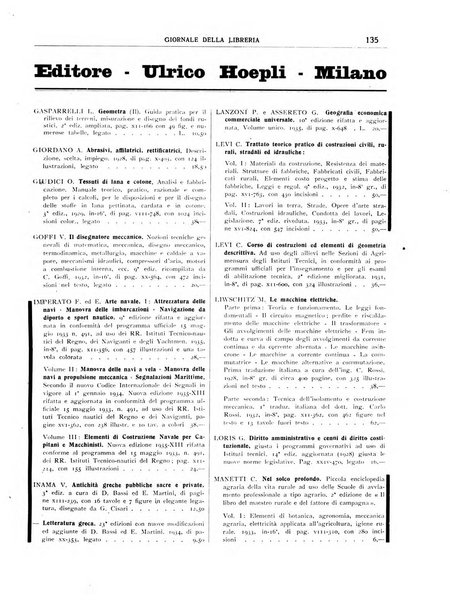 Giornale della libreria organo ufficiale della Associazione italiana editori