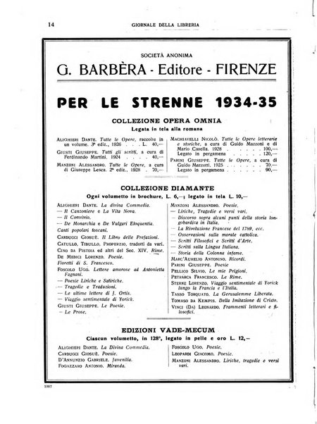 Giornale della libreria organo ufficiale della Associazione italiana editori