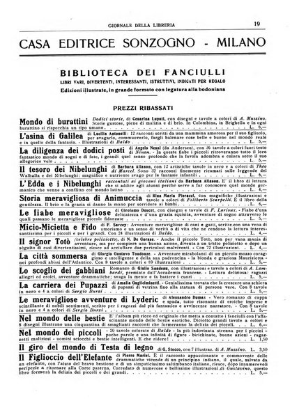 Giornale della libreria organo ufficiale della Associazione italiana editori