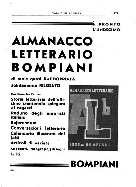 Giornale della libreria organo ufficiale della Associazione italiana editori