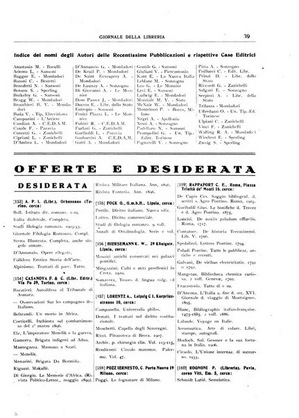 Giornale della libreria organo ufficiale della Associazione italiana editori