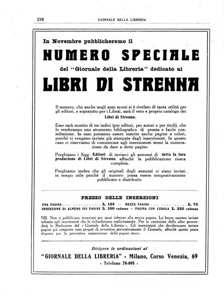 Giornale della libreria organo ufficiale della Associazione italiana editori