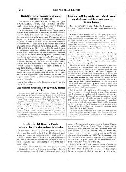 Giornale della libreria organo ufficiale della Associazione italiana editori