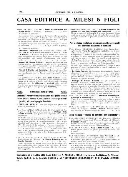 Giornale della libreria organo ufficiale della Associazione italiana editori