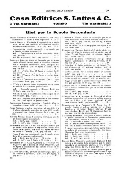 Giornale della libreria organo ufficiale della Associazione italiana editori