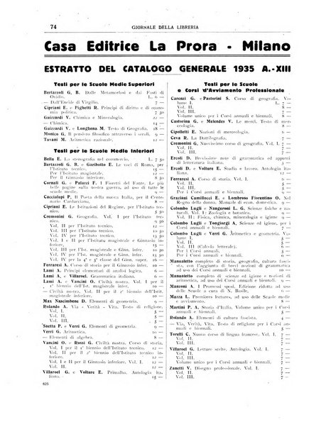 Giornale della libreria organo ufficiale della Associazione italiana editori