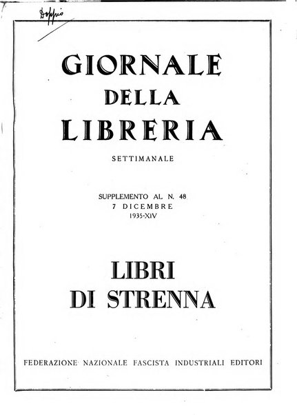 Giornale della libreria organo ufficiale della Associazione italiana editori