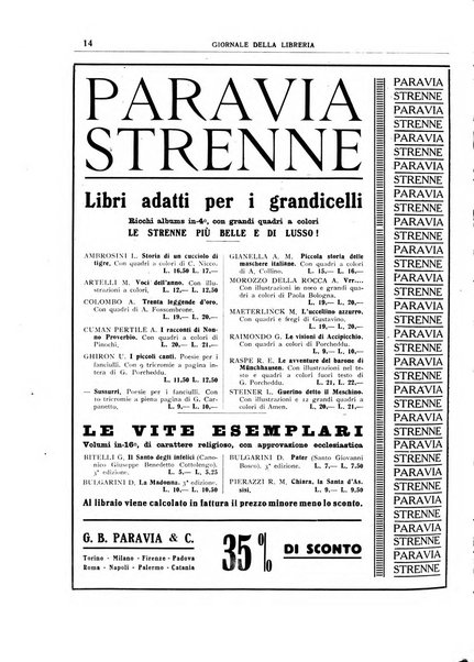 Giornale della libreria organo ufficiale della Associazione italiana editori