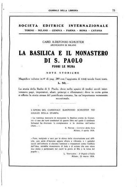 Giornale della libreria organo ufficiale della Associazione italiana editori