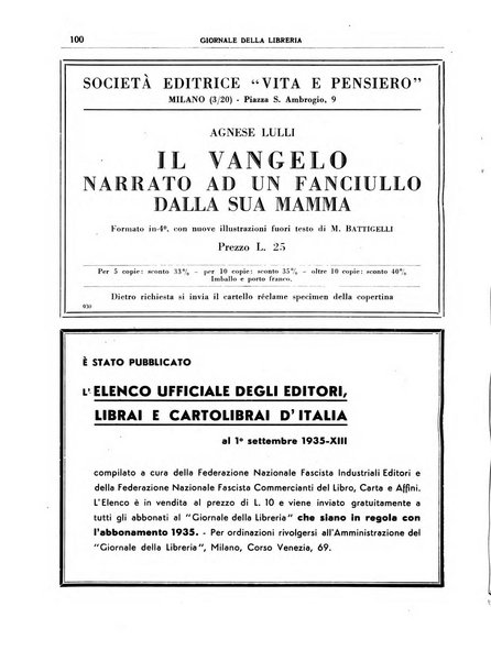 Giornale della libreria organo ufficiale della Associazione italiana editori