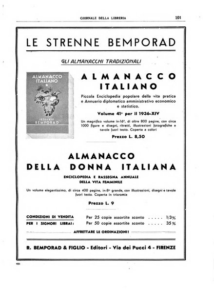 Giornale della libreria organo ufficiale della Associazione italiana editori