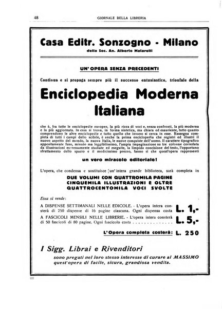 Giornale della libreria organo ufficiale della Associazione italiana editori