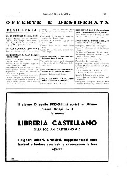 Giornale della libreria organo ufficiale della Associazione italiana editori