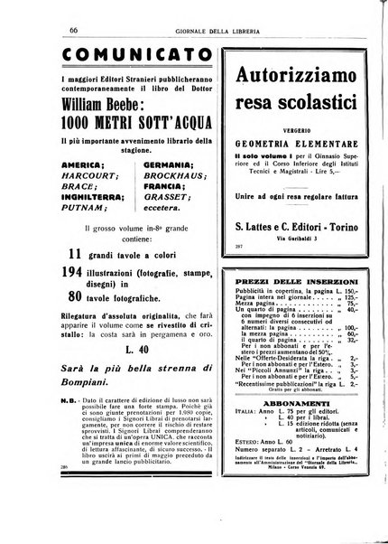 Giornale della libreria organo ufficiale della Associazione italiana editori