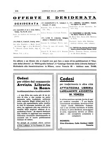 Giornale della libreria organo ufficiale della Associazione italiana editori