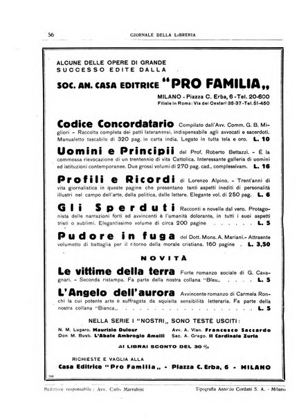 Giornale della libreria organo ufficiale della Associazione italiana editori