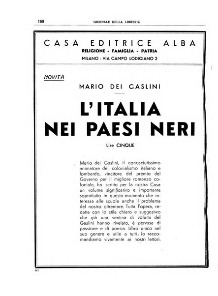 Giornale della libreria organo ufficiale della Associazione italiana editori