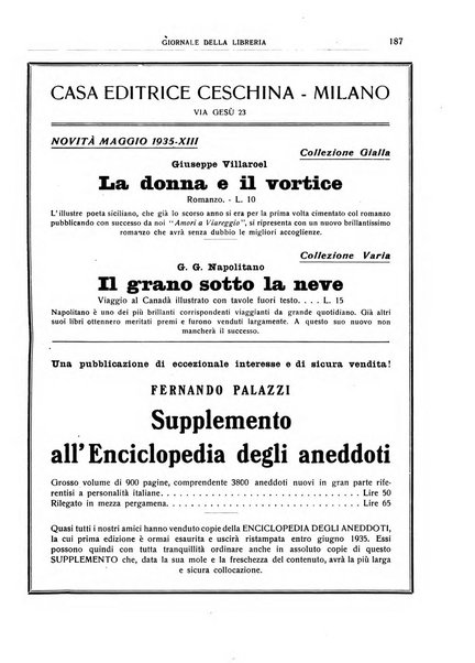 Giornale della libreria organo ufficiale della Associazione italiana editori