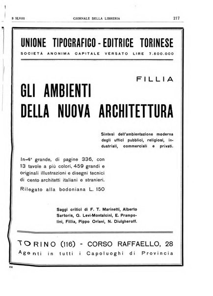 Giornale della libreria organo ufficiale della Associazione italiana editori