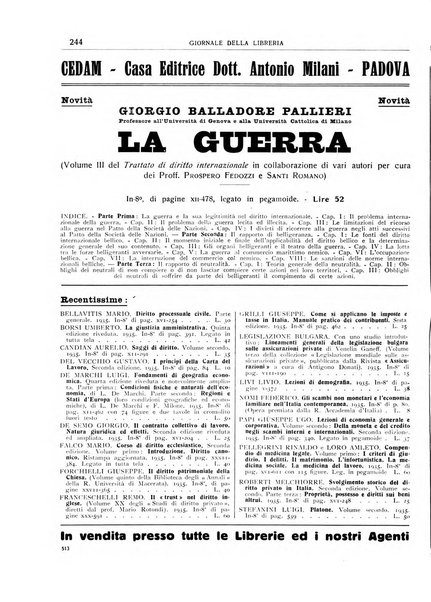 Giornale della libreria organo ufficiale della Associazione italiana editori