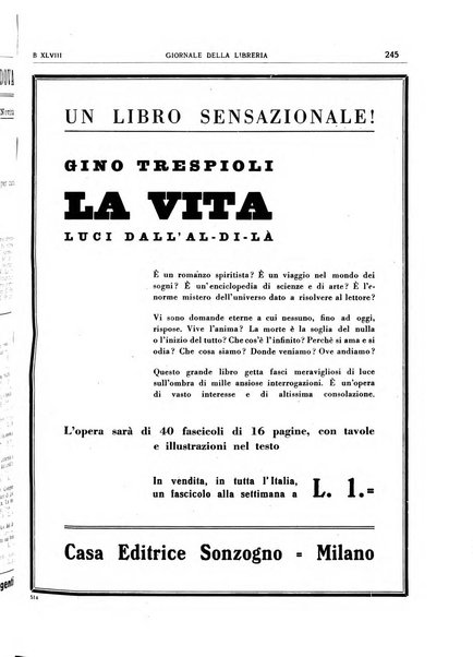 Giornale della libreria organo ufficiale della Associazione italiana editori