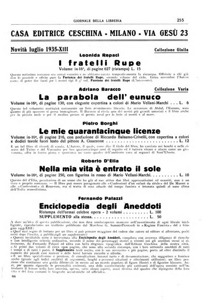 Giornale della libreria organo ufficiale della Associazione italiana editori