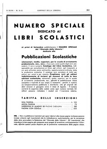 Giornale della libreria organo ufficiale della Associazione italiana editori