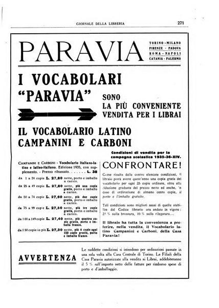 Giornale della libreria organo ufficiale della Associazione italiana editori