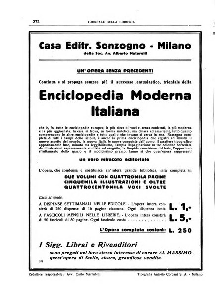 Giornale della libreria organo ufficiale della Associazione italiana editori