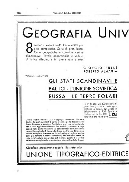 Giornale della libreria organo ufficiale della Associazione italiana editori